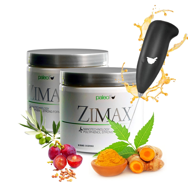 ZIMAX® Antioxidante envase - 2 Pack - 60 días + Batidora Premium Gratis + Envío Gratis dentro de Usa  - YA